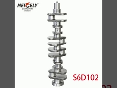 S4D102 S6D102 S6D107 S6D125 Forged Steel Cast Crankshaft For Excavator