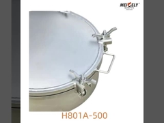 Welding Type Stainless Steel H801A-500 Manhole Cover For Tank Truck