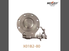 X01B2-80 Cleanflow Foot Valve: Ultra - Hygienic Solution for Tank Truck Operations