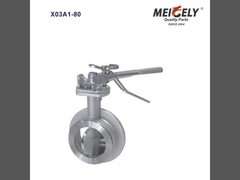 Sanbitary Aseptic Sampling Valve (Flange Widdop)Butterfly Valve for Water Tank Truck