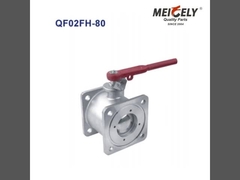 High-Quality ONE-PC Round/Square Flange Ball Valve QF02YH-80 QF02FH-80 For Tank