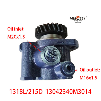 Stock 1318L/215D Yuchai 4108ZQ Power Steering Pump ZYB-1318L/215D