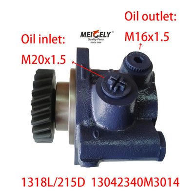 Stock 1318L/215D Yuchai 4108ZQ Power Steering Pump ZYB-1318L/215D