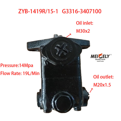 Stock New Yuchai Engine OE G3316-3407100 Power Steering Pump