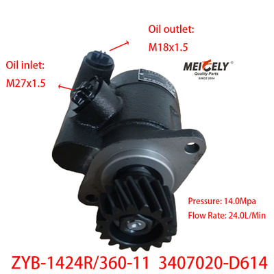 Stock High Quality Faw Steering Pump 3407020-D614 Weichai WP10