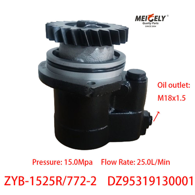 Stock Shaanxi Power Steering Pumps DZ95319130001 For Shacman WP12