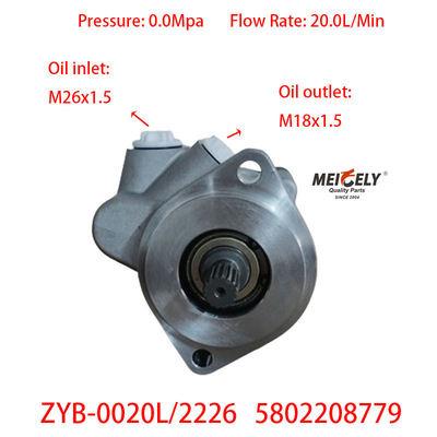 Stock Weichai Engine Steering Pumps 5802208779 For SAIC Hongyan