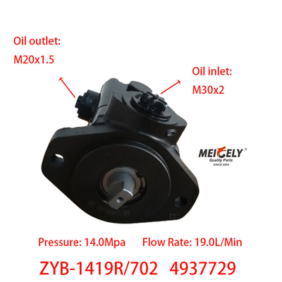 Stock 4937729 Dongfeng Cummins 6BT5.9 Engine Power Steering Pumps