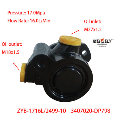 New FAW Qingdao ZYB-1716L/2499-10 Power Steering Pump