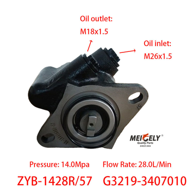 Stock G3219-3407010 Trucks Power Steering Pump For YC6113 Engine