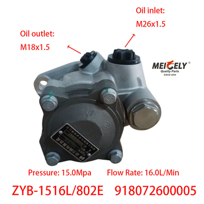 918072600005 Sany Heavy Industry Steering Booster Pump