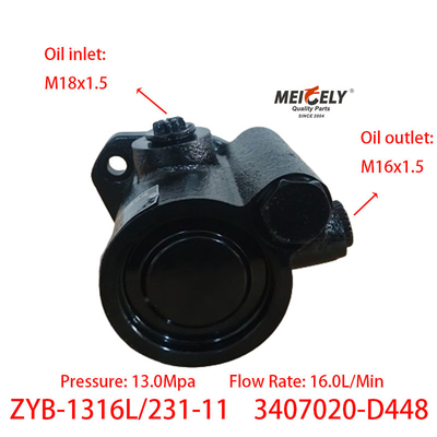 Engine Parts ZYB-1316L/231-11 Weichai Deutz Power Steering Pump