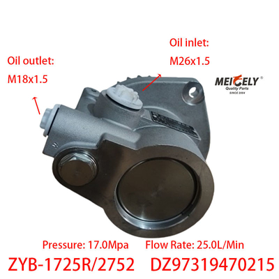 Original DZ97319470215 Shaanxi Delong Truck Power Steering Pump