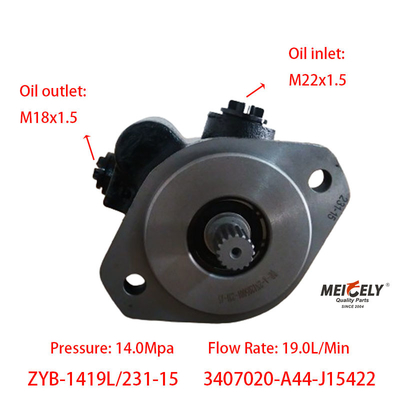High Quality ZYB-1419L/231-15 Weichai Deutz Power Steering Pump