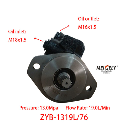 Steering Booster Pump ZYB-1319L/76 For Jiefang Dual Axle King