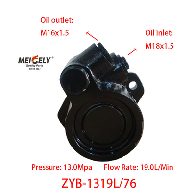Steering Booster Pump ZYB-1319L/76 For Jiefang Dual Axle King