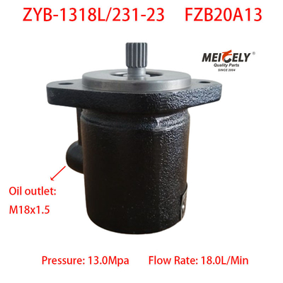 Dandong Huanghai Yutong ZYB-1318L/231-23 Power Steering Pump