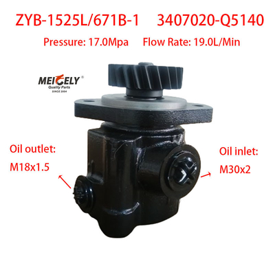 Steering Pump ZYB-1525L/671B-1 Xichai FAW Qingdao 3407020-Q5140