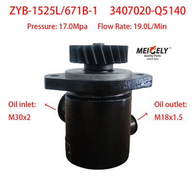Steering Pump ZYB-1525L/671B-1 Xichai FAW Qingdao 3407020-Q5140