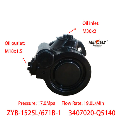 Steering Pump ZYB-1525L/671B-1 Xichai FAW Qingdao 3407020-Q5140
