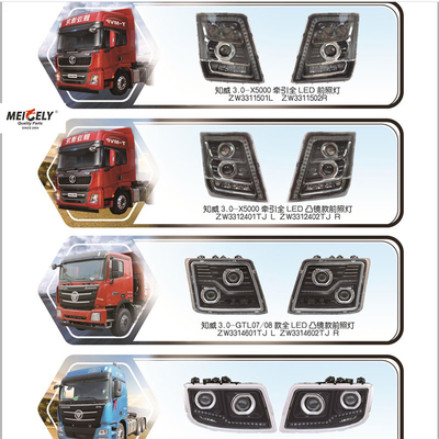 Truck Parts LED Headlight Assembly For Shacman Foton X3000