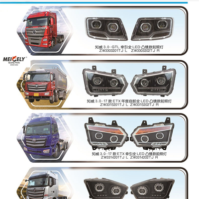 Original Factory Truck Parts LED Headlight Fit For FOTON
