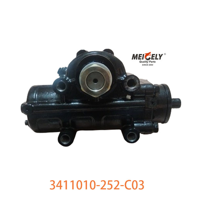 3411010-252-C03 FAW Jiefang Dual Front Axle Steering Gear Assembly