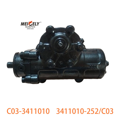 C03-3411010 For FAW Jiefang Dual Front Axle Steering Gear Assembly