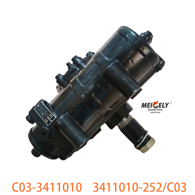 C03-3411010 For FAW Jiefang Dual Front Axle Steering Gear Assembly