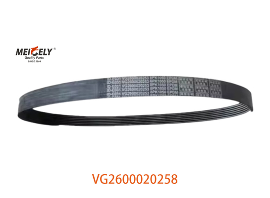 Hot Selling VG2600020258 Alternator Belt Engine Spare Parts For HOWO