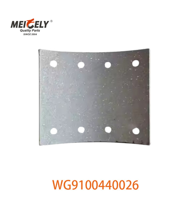 Brake Lining WG9100440026 For SINOTRUK HOWO WG9100440028 Heavy Duty Truck