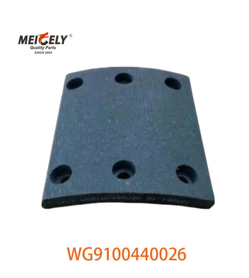 Brake Lining WG9100440026 For SINOTRUK HOWO WG9100440028 Heavy Duty Truck