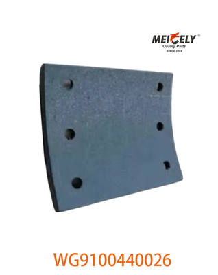 Brake Lining WG9100440026 For SINOTRUK HOWO WG9100440028 Heavy Duty Truck