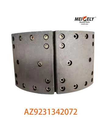High Performance AZ9231342072 Semi-Metal Brake Shoe Assembly For SINOTRUK HOWO