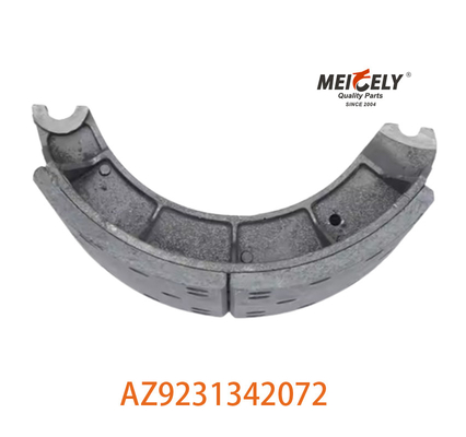 High Performance AZ9231342072 Semi-Metal Brake Shoe Assembly For SINOTRUK HOWO