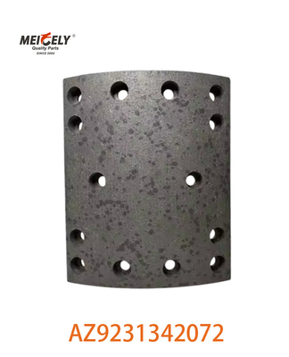 High Performance AZ9231342072 Semi-Metal Brake Shoe Assembly For SINOTRUK HOWO