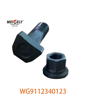 Standard Size Wheel Bolt And Nut For SINOTRUK HOWO Truck Parts WG9112340123