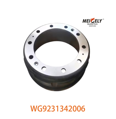 Heavy Duty Truck Rear Brake Drum for SINOTRUK HOWO A7 WG9231342006 AZ9231342006