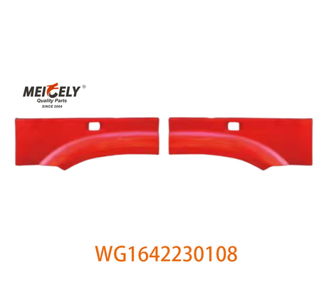 WG1642230108 Right Front Fender Rear Section Assembly For Howo Heavy Duty Truck with Rubber Material