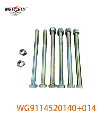 Original WG9114520140+014 Apply For HOWO Front Steel Plate Center Bolt