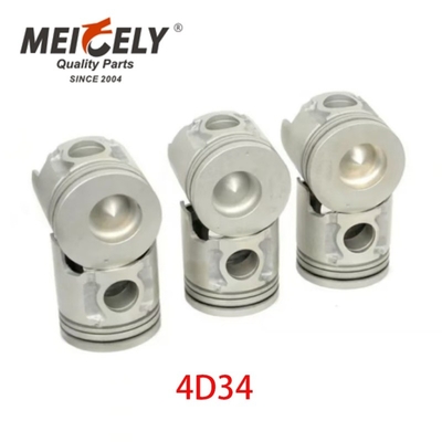 4D34 Piston Excavator Engine Part For Mitsubishi Engine  ME018277