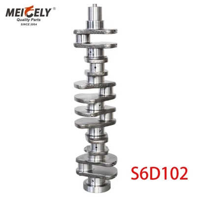 S4D102 S6D102 S6D107 S6D125 Forged Steel Cast Crankshaf For Excavator