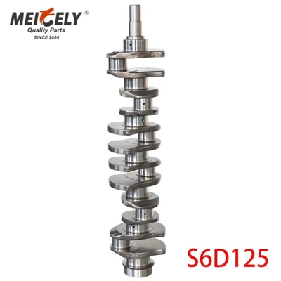 S4D102 S6D102 S6D107 S6D125 Forged Steel Cast Crankshaf For Excavator