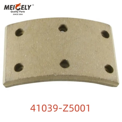 41039-Z5001 Brake Lining 44066-Z5063 Standard Type For Trucks Dongfeng