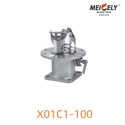X01C1-100 Stainless Steel Tank Truck Bottom Valve  Secure Sealing System