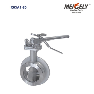 Sanbitary Aseptic Sampling Valve Flange Widdop Butterfly Valve For Water Tank Truck
