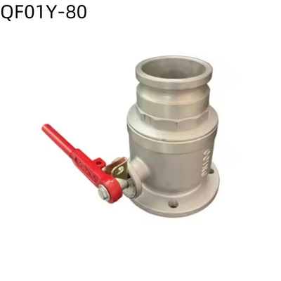 One Way / Three Way Flange Ball Valve QF01Y-80 DN80 For Water Tank Truck