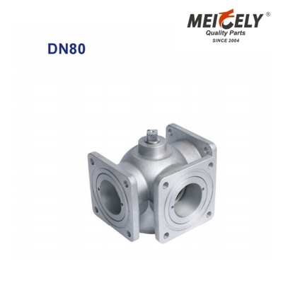 One Way / Three Way Flange Ball Valve QF01Y-80 DN80 For Water Tank Truck
