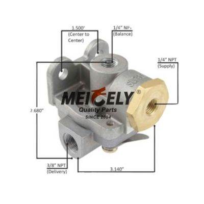 Reliable Air Brake Quick Release Valve WA289714 - Ideal For VOL-VO