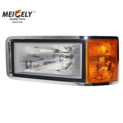 High Performance Left Headlight Direct Replacement for Mack Trucks with Anti-Yellow Polycarbonate Lens
